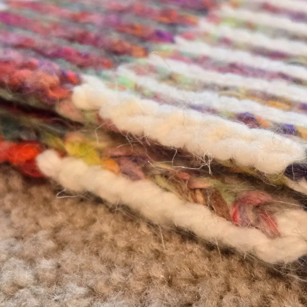 NWT Anthro Scarf Thick Colorful